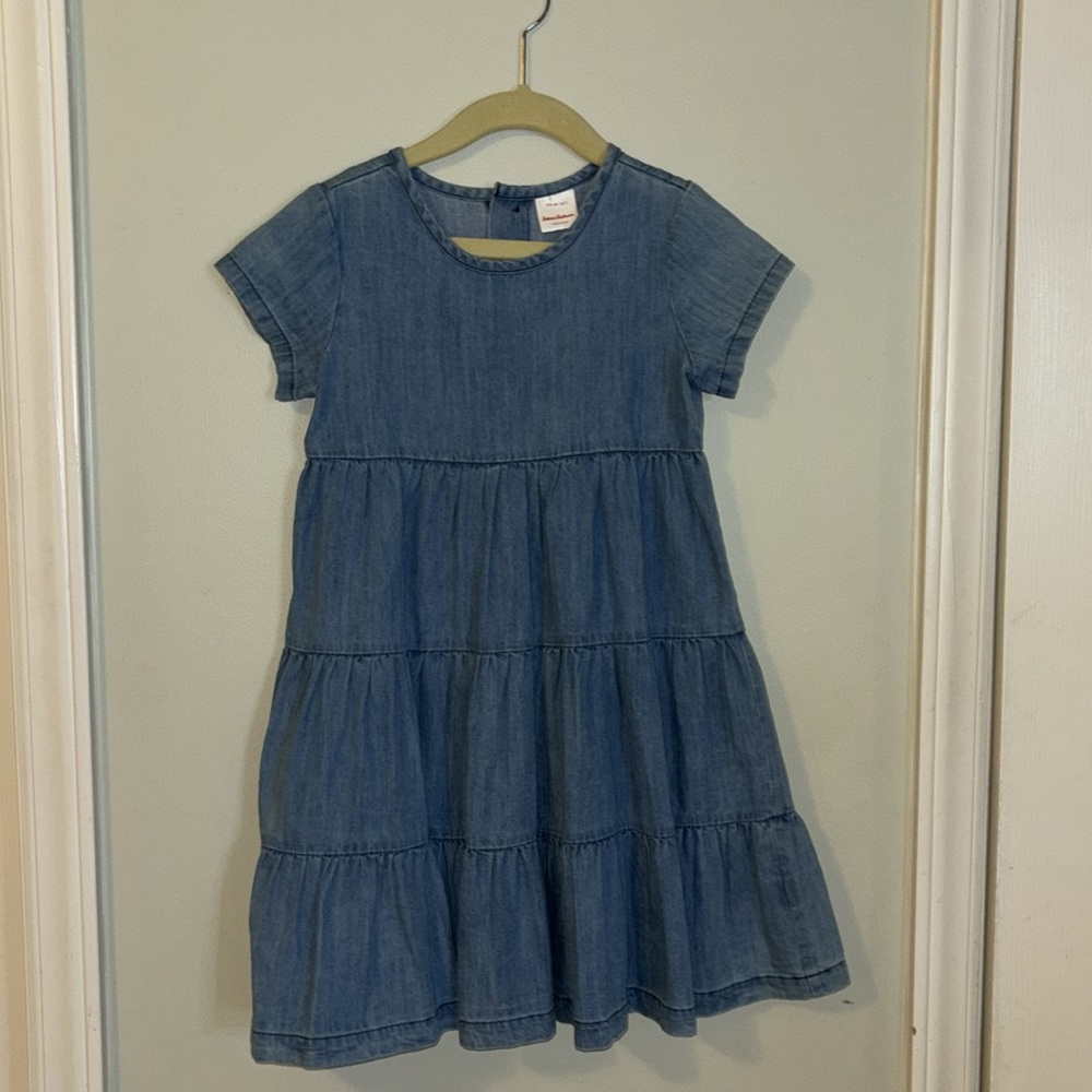 Hanna Anderson Mommy and Me Soft Denim Dresses